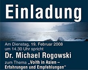 Vortrag von Dr. Michael Rogowski an der KSCr...