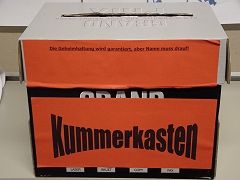 Kummerkasten für Wirtschaftsschüler